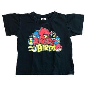 Angry Birds Kids CHILD t shirt black